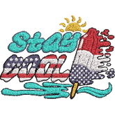Stay-Cool-America-Ice-Cream - Embroidery Design - FineryEmbroidery